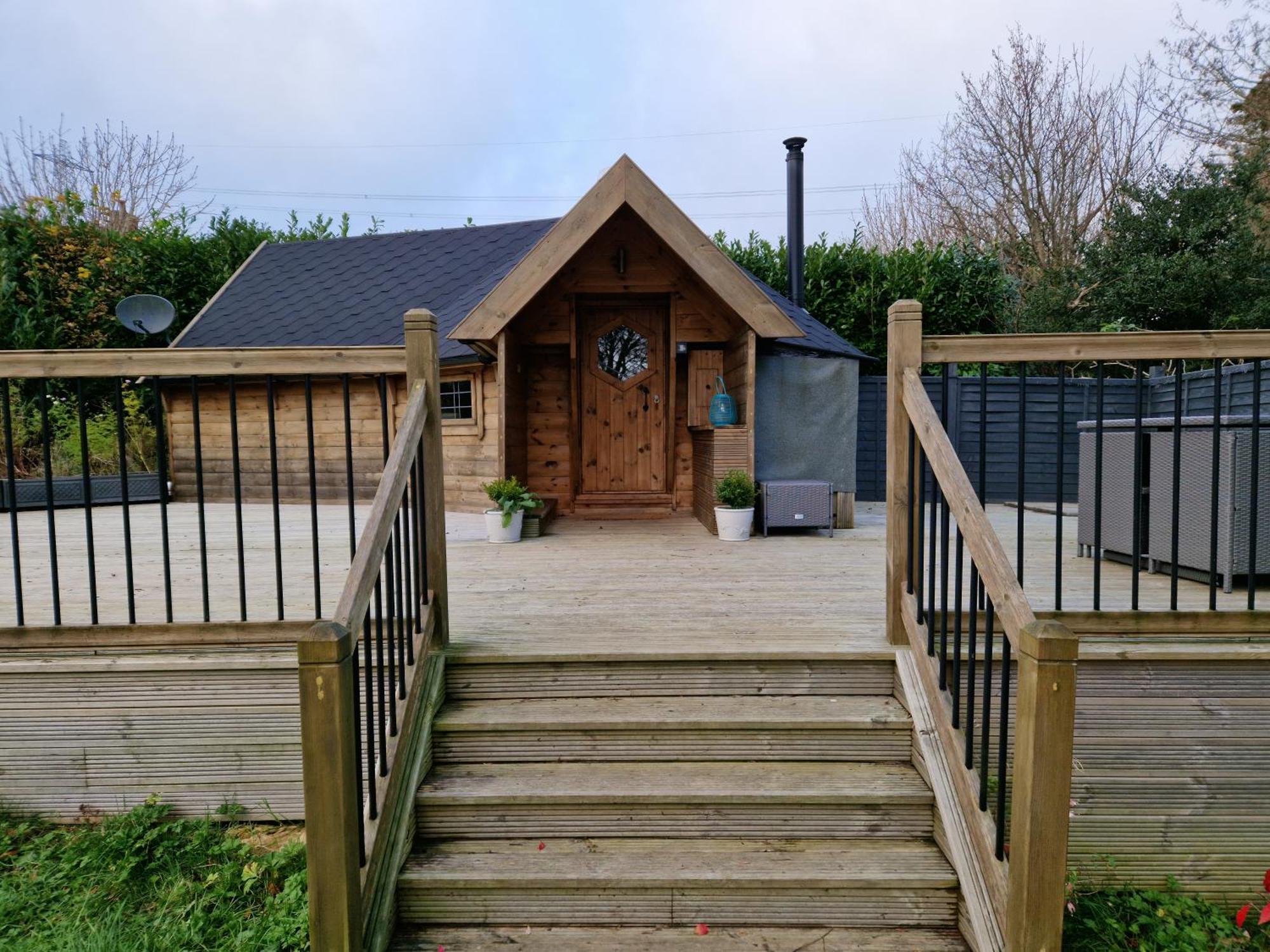 The Hive - Unique Log Cabin With Wood Burning Stove Ludchurch Exterior foto